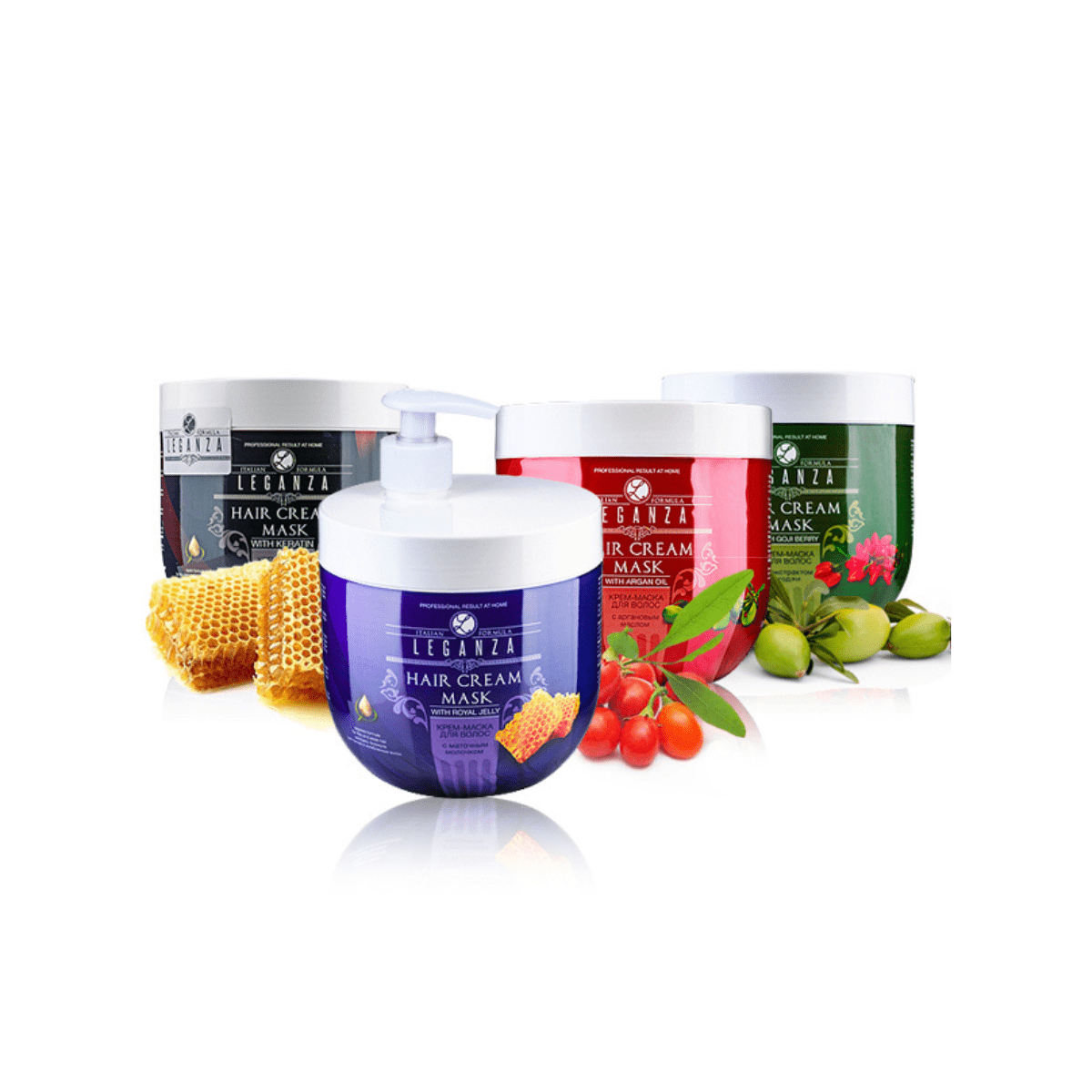 20 Mască de păr LEGANZA - imagine 1